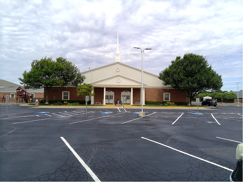 Church of Christ of the Colonies in southwest Amarillo, TX, seen from the parking lot