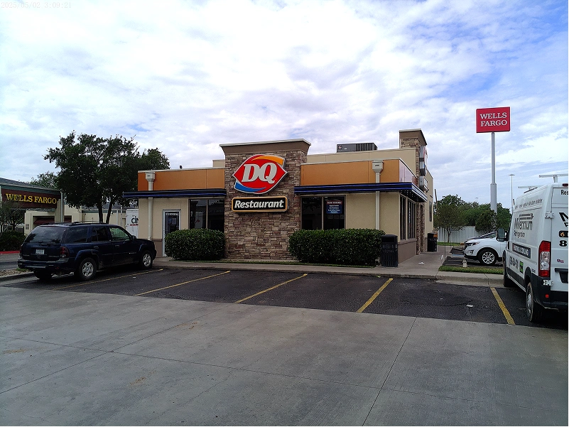 Dairy Queen on Washington Street in Amarillo, TX, with a stone exterior